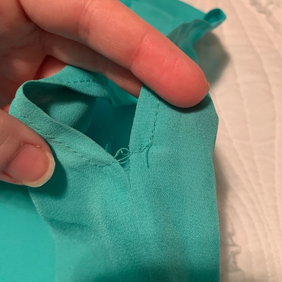 Turquoise Women’s Relaxed Fit Blouse (bin2) - Picture 4 of 6